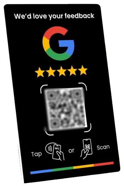Soporte NFC de reseñas Google